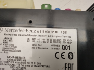 Mercedes Benz E-Class W213 (2017–2026) Bluetooth-Modul A2139002210 - 4