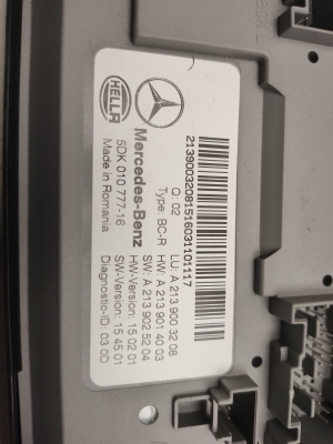 Mercedes Benz E-Class W213 (2017–2026) Mugavusmoodul A2139003208 - 3