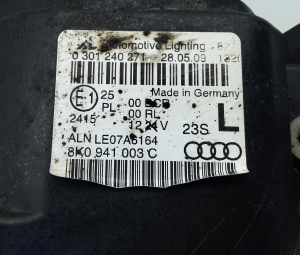 AUDI A4 B8 (2007–2016) Headlight 8K0941003C - 2