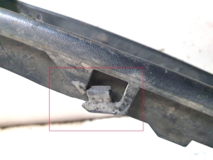 AUDI 80 [B4] (1991–1996) Front bumper trim strip 8A0807221C - 2