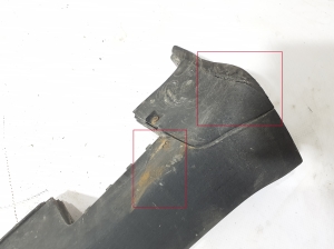 Tesla Model X X (2015–2026) Schwellerverkleidung außen 103421900B - 2