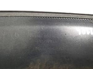 Mercedes Benz GLS 166 (2015–2019) Abdeckung Kotflügel hinten A1668846522 - 2