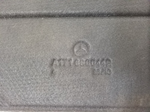 Mercedes Benz SLK-Class 171 (2004–2011) Trunk carpet A1716800442 - 2
