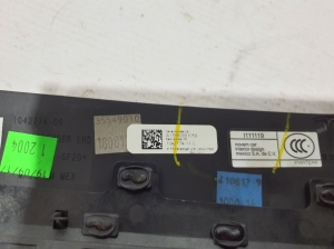 Tesla Model X X (2015–2026) Dashboard air vent grilles 104277411C - 3