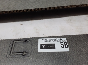 Tesla Model X X (2015–2026) Interior carpet 108975100A - 4