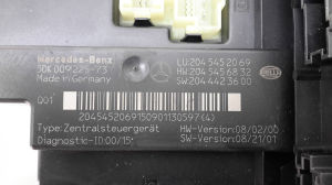 Mercedes Benz GLK-Class 204 (2008–2015) Fuse box in the trunk A2045452069 - 2