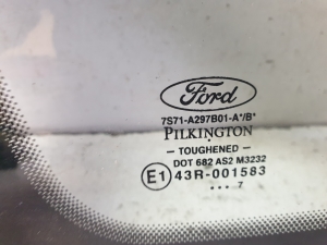 Ford Mondeo IV (2007–2015) Aizmugurējā spārna sānu stikls 43R001583 - 4