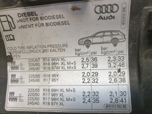 AUDI A6 C6 (2004–2011) Tankdeckel 4F0010395 - 4