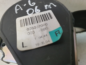 AUDI A6 C6 (2004–2011) Tagumine turvavöö 4F0857805E - 2