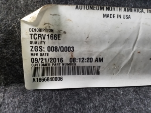 Mercedes Benz GLS 166 (2015–2019) Kofferraumteppich A1666840006 - 2