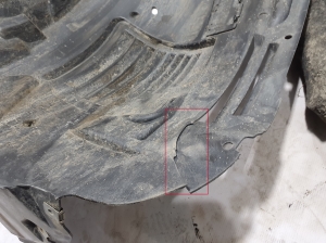 Mercedes Benz GLS 167 (2019–2026) Front wheel arch liner - 2