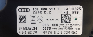 AUDI A6 C7 (2011–2018) Kombiinstrument 4G8920931E - 3