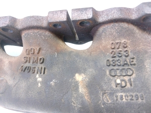 Volkswagen Passat B5 (1997–2005) Väljalaskekollektor 078253033AQ - 7