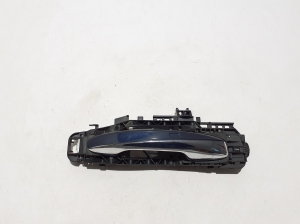   Front door external opening handle and its details  -  