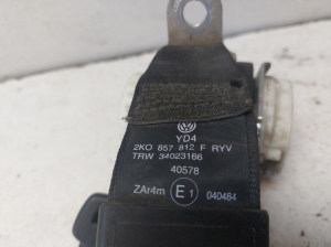 Volkswagen Caddy III (2004–2015) Sicherheitsgurt hinten 2K0857812F - 5