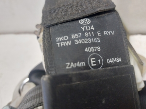 Volkswagen Caddy III (2004–2015) Sicherheitsgurt hinten 2K0857811E - 5