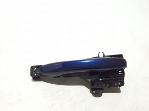   Front door external opening handle and its details  -  