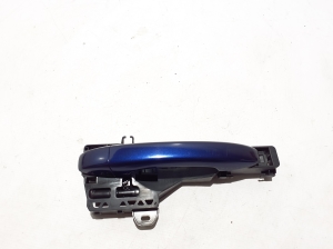   Front door external opening handle and its details  -  