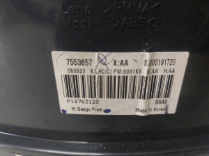 Saab 9-3 (2002–2014) Instrument cluster 7553657 - 4