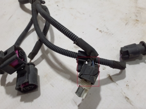 Porsche Panamera 970 (2009–2016) Front parking sensor wiring 97062355200 - 4