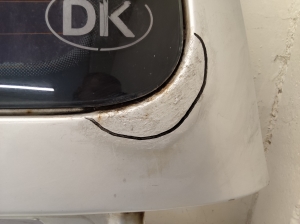 Volkswagen Sharan (1995–2010) Trunk lid 7M0827025D - 5