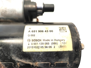 Mercedes Benz Vito 447 (2014–2026) Starter A6519064300 - 3
