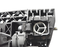 Rear side door exterior handle and its parts