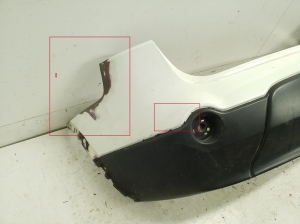 NISSAN Qashqai (2006–2013) Heckstoßstange 85022EY10H - 5