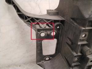 Seat Ibiza 6J5,6P1 (2008–2017) Radiator support and its parts 6P0805588A - 6