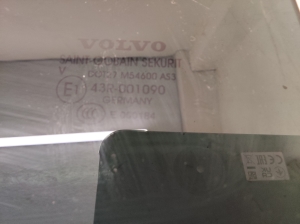 VOLVO XC60 (2008–2017) Türscheibe hinten 43R001090 - 2
