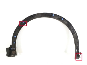 Peugeot 408 crossover I (2021–2026) Front fender trim (flare) 9838434280 - 2