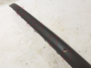 VOLVO XC90 (2015–2024) Rear bumper lower spoiler 32345465 - 4