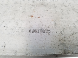 Opel Ampera E (2017–2026) Rear bumper reinforcement 42518275 - 3