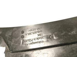 Volkswagen Golf VIII (2019–2026) Rear underbody shield 5H9825205A - 5