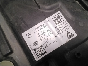 Mercedes Benz CLA-Class W118 (2019–2026) Esituli A1189067001 - 9