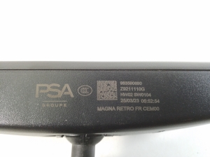 Peugeot 408 crossover I (2021–2026) Interior mirror 983590890 - 4