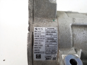 Peugeot 408 crossover I (2021–2026) A/C compressor 9852108480 - 2