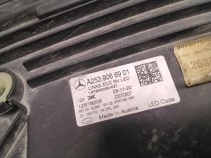 Mercedes Benz GLC-Class 253 (2015–2019) Esituli A2539066901 - 9