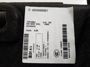 Mercedes Benz EQC N293 (2019–2026) Trunk side trim panel A2936900501 - 5