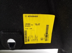 Mercedes Benz EQC N293 (2019–2026) Trunk side trim panel A2936904800 - 2