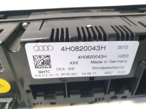 AUDI A8 D4 (2010–2017) Heater control panel 4H0820043H - 3