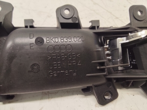 AUDI A4 B8 (2007–2016) Rear side door interior handle 8K0839020 - 2