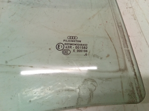 AUDI A4 B8 (2007–2016) Aizmugurējo sānu durvju stikls 43R001582 - 2