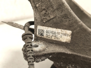 BMW 2 SERIES F45 (2014–2026) Priekšējā rumba un tās detaļas 6870830 - 3