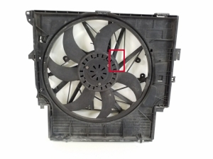 BMW X3 F25 (2010–2017) Dzesēšanas ventilators un tā daļas 7601176 - 6