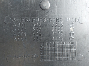 Mercedes Benz Sprinter 901-904 (1995–2000) Unterbodenschutz A9015240625 - 2