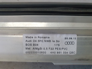 AUDI A8 D4 (2010–2017) Sonnenrollo Tür hinten 4H0861334 - 2