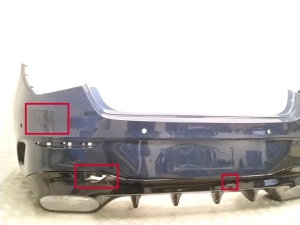 Mercedes Benz CLA-Class W118 (2019–2026) Aizmugurējais bamperis A1188859501 - 4