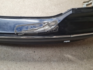 Mercedes Benz CLK-Class 209 (2002–2009) Tagumine kaitseraud A2098851725 - 3