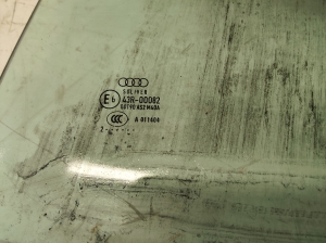 AUDI A5 (2007–2016) Aizmugurējo sānu durvju stikls 43R00082 - 2